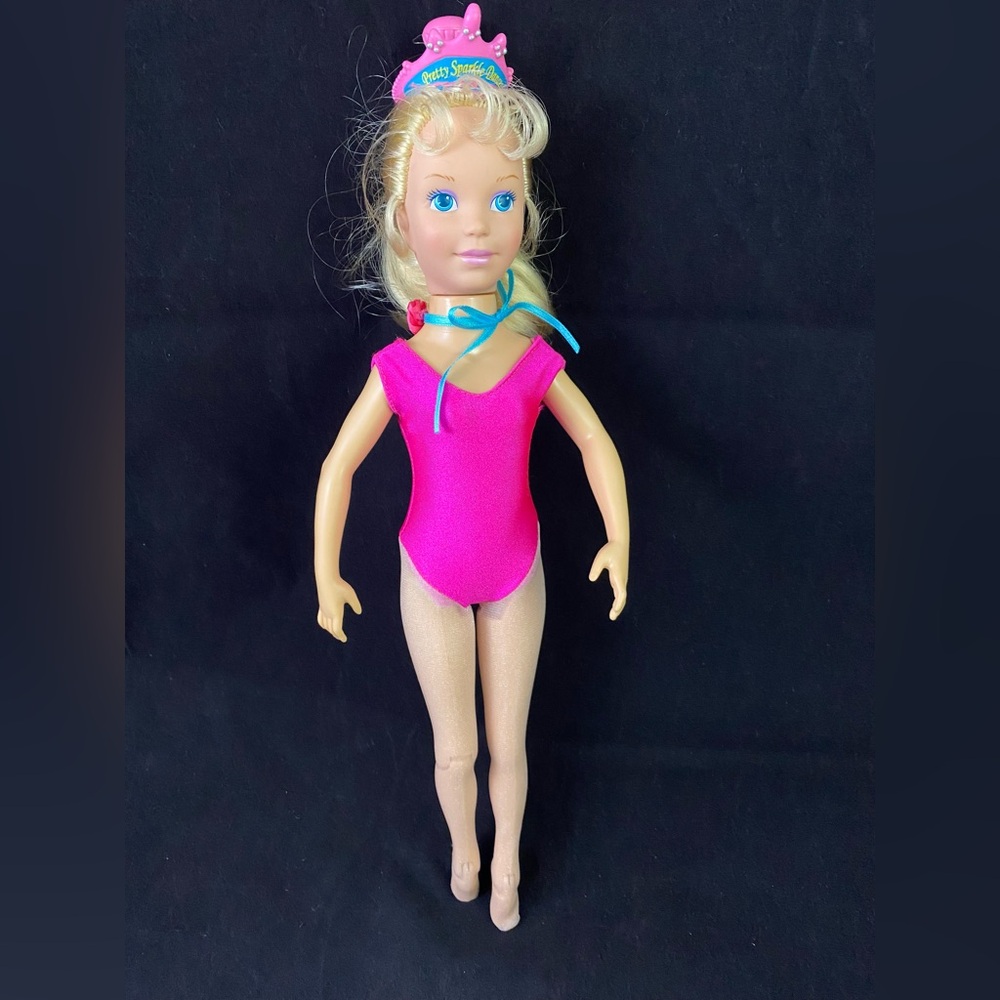 Vintage 1996 Toy Biz Pretty Sparkle Dancer Doll Toy  Works Watch Video